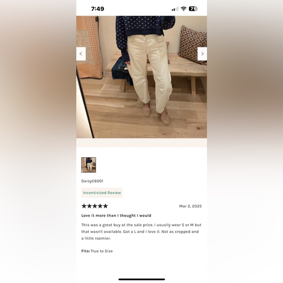 Free People Navy and Light Blue Cowl Neck Sweater - Picture 4 of 13